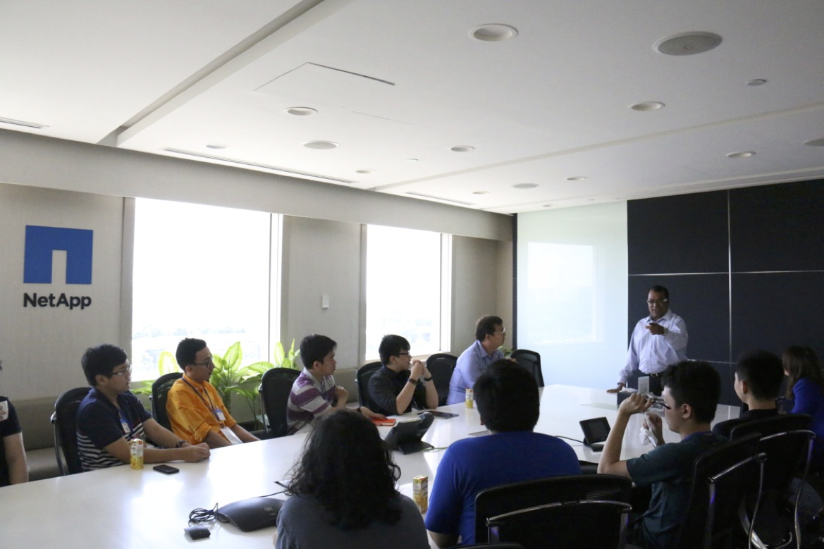 Company visit Singapore, Vice President & Managing Director of NetApp East Asia Mr. Krishna Arani