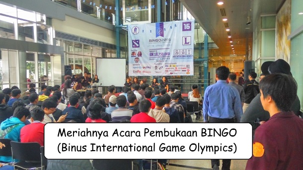 Pembukaan BINGO (Binus International Game Olympics) 2016