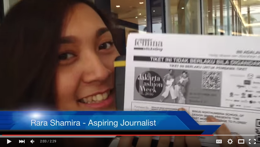 Experience Vlog: Sheila and Rara report from Jakarta Fashion Week 2015
