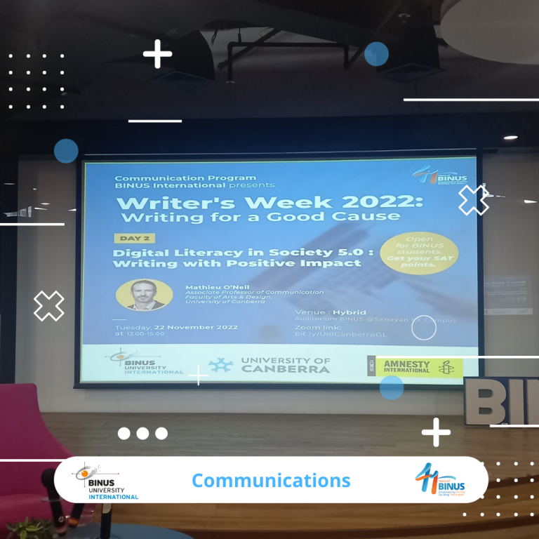 Writer’s Week 2022: Writing for a good cause