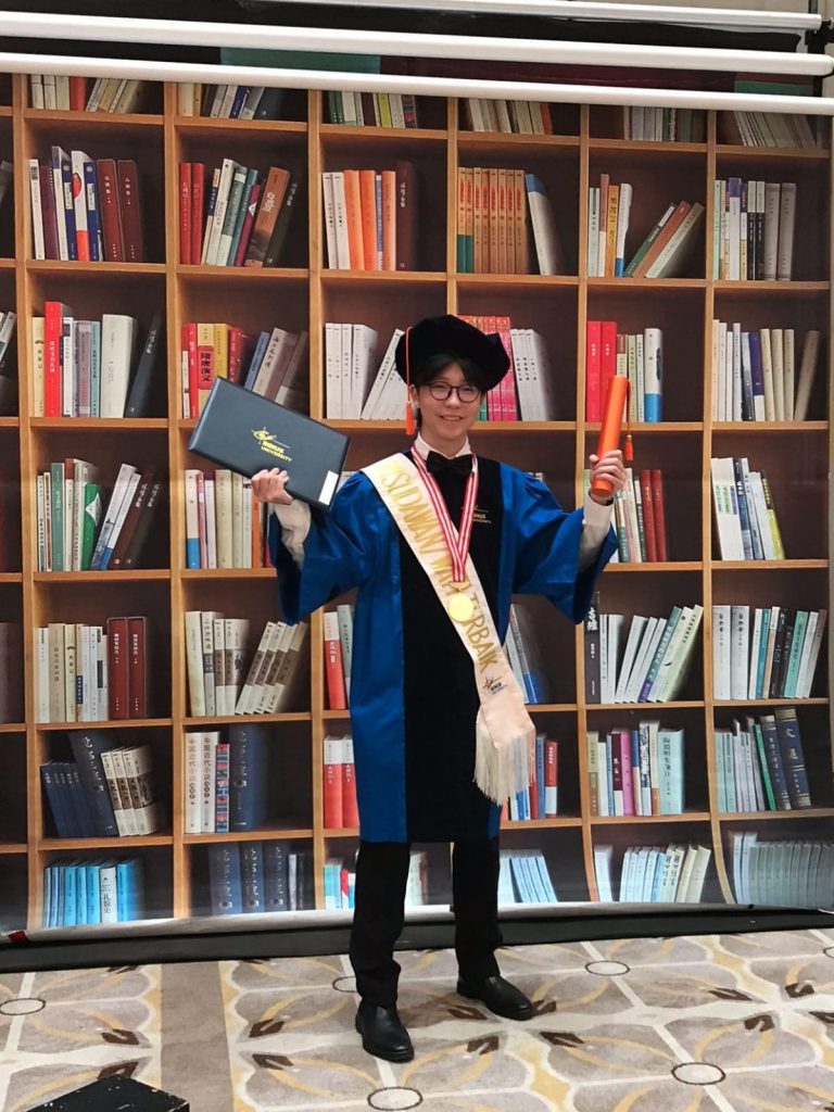 Timotius Ariel Tandra awarded one of Binus’ Best Graduates