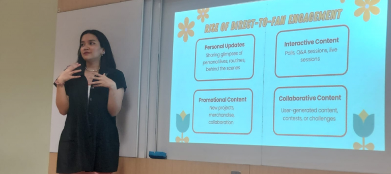 Alumna Nadzira Discusses the Transformation of Celebrity-Fan Dynamics and Fan Communities in the Digital Age