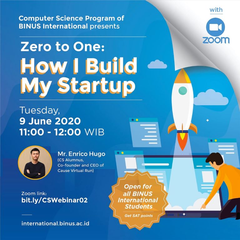 CS Webinar Series 02 : How I Build My Startup (Cause Virtual Run)