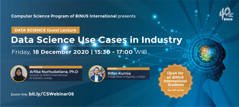 CS Webinar Series 06 – Data Science Guest Lecture