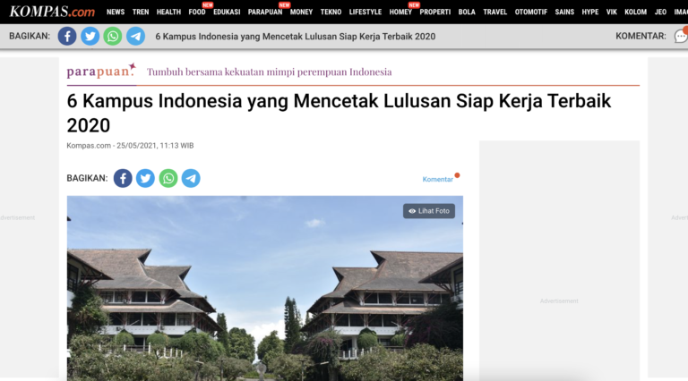 BINUS is included as Top SIX University in Indonesia that produce best graduated that Ready for Job Market in 2020