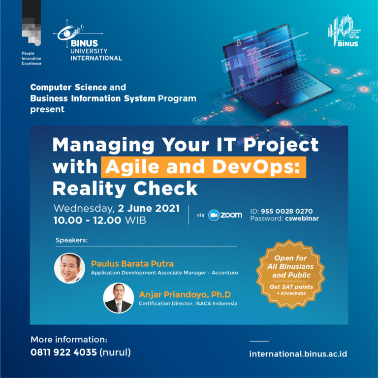 CS Webniar Series – Managing Your IT Project with Agile and DevOps: Reality Check