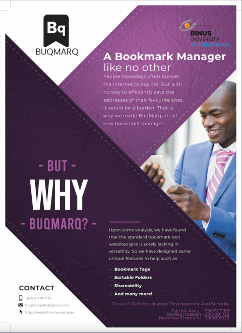 BUQMARQ: Bookmark Manager