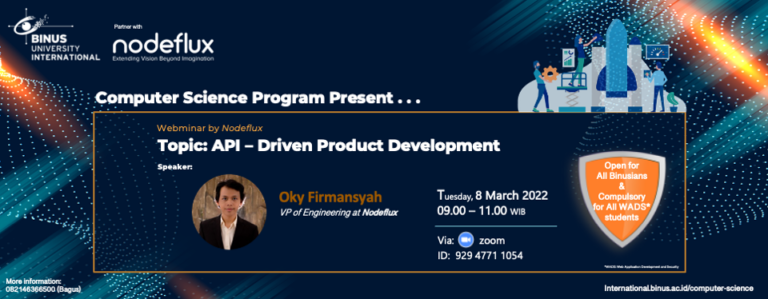 CS Webminar: API – Driven Product Development by Nodeflux