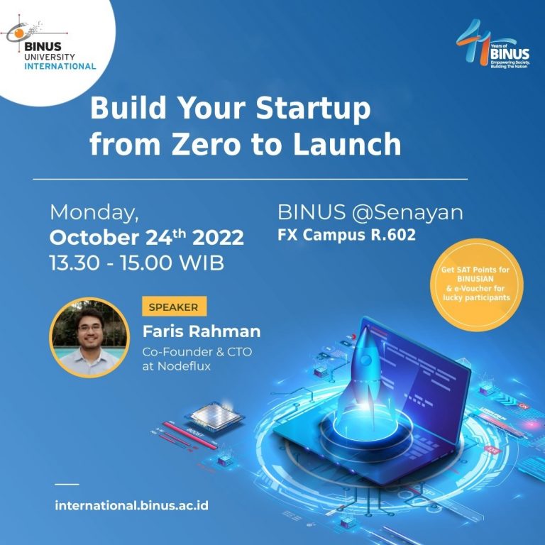 Workshop: Build Your Startup from Zero to Lunch by Nodeflux