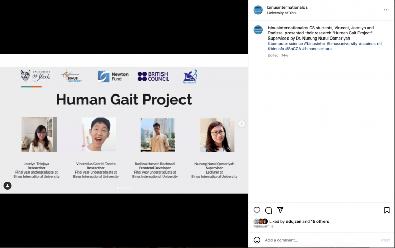 Research Collaboration and Partnership: Human Gait Project
