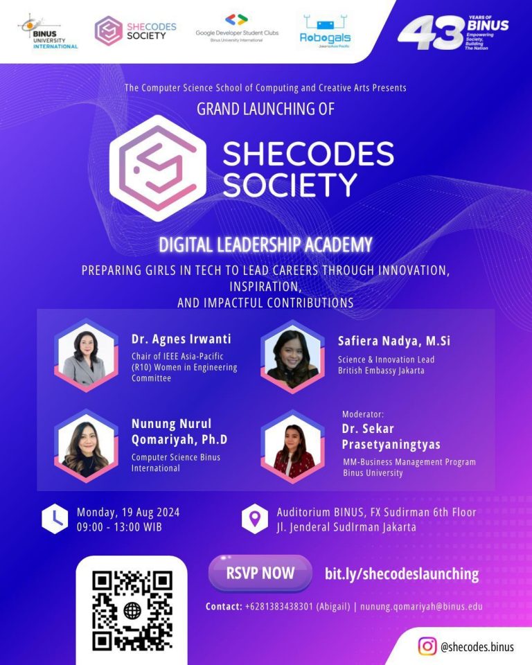 Official launch of the SheCodes Society: Digital Leadership Academy