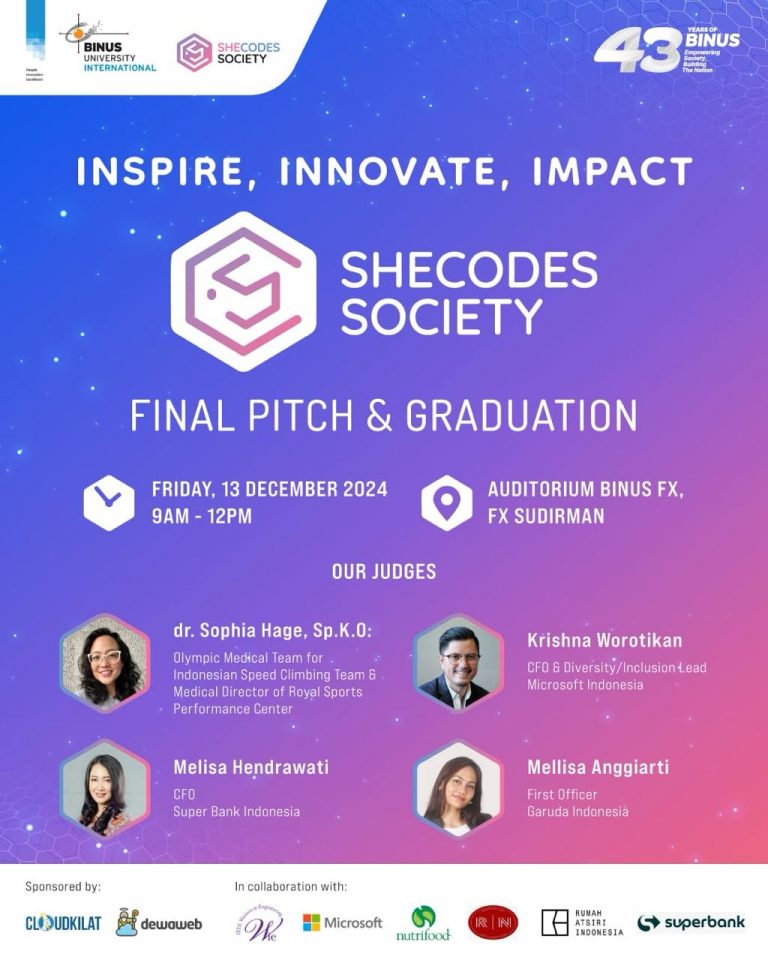 SheCodes Society: Final Pitch & Graduation
