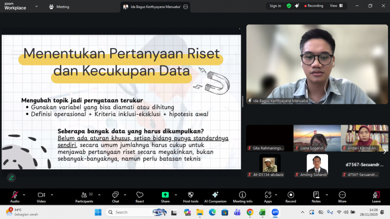 Binus University Holds Intensive Pre-Workshop on Writing Scopus-Indexed Data Papers for Faculty Members