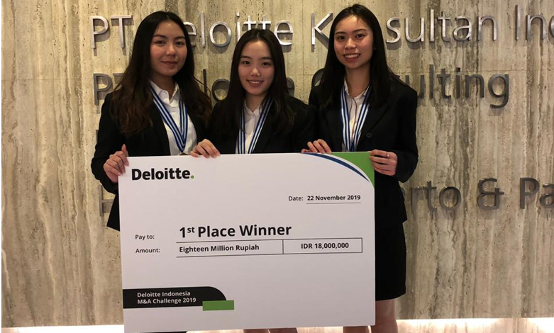 1st Winner in Deloitte M&A Challenge 2019