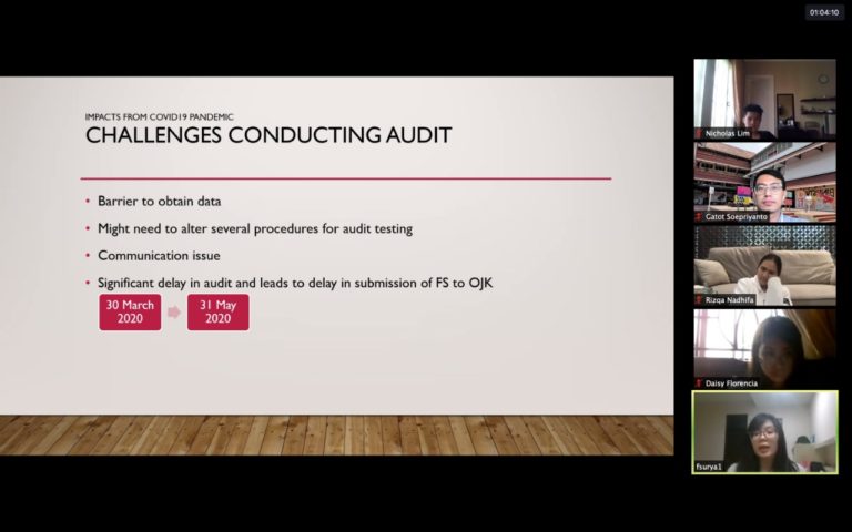 Guest Lecture: Conducting Audit during Covid-19 Pandemic