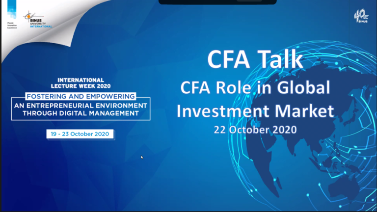 CFA TALK: CFA Role in Global Investment Market