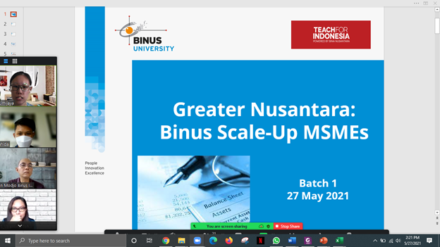 Greater Nusantara: Binus Scale-Up MSMEs Batch 1 Opening
