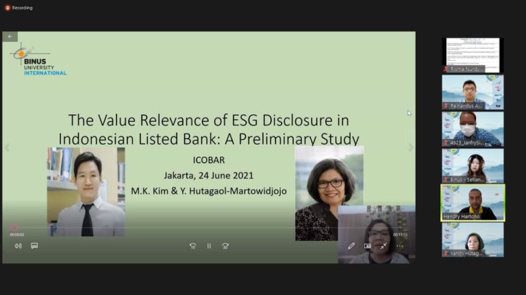 Paper Presentation at the 3rd ICOBAR 2021