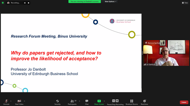 Webinar and Research Clinic Session