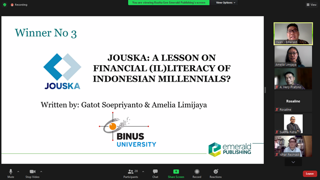 3rd Winner in the Emerald Indonesia Case Writing Competition 2021