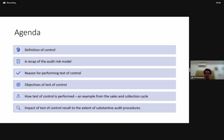 Guest Lecture in Financial Audit Class