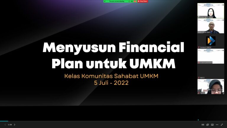 Financial Plan for MSMEs Webinar