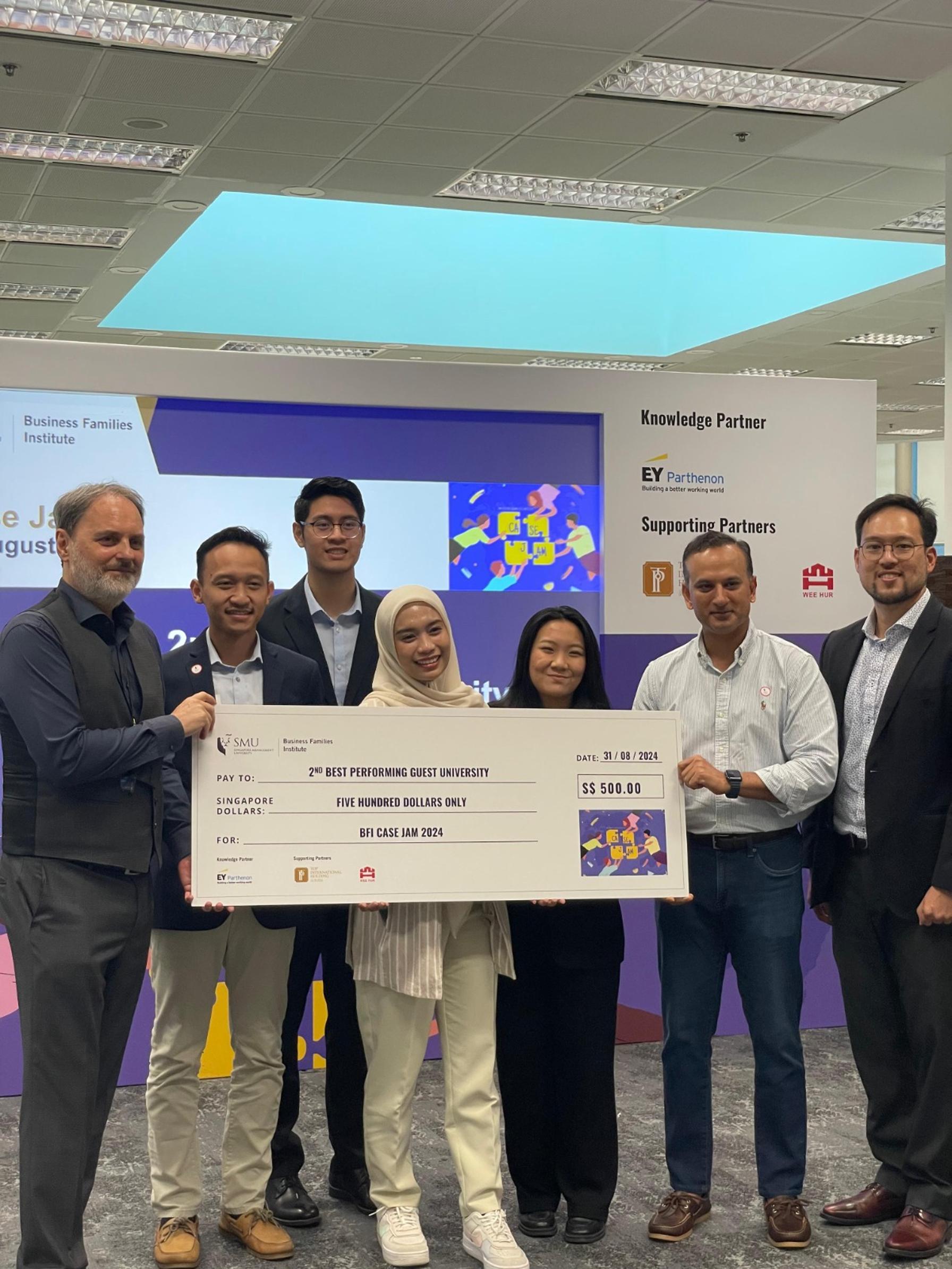 BINUS Finance International Shines at Singapore Management University