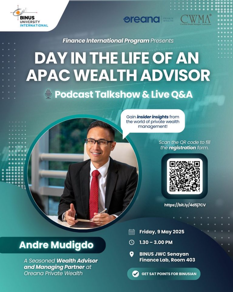 Podcast Recap: A Day in the Life of an APAC Wealth Advisor – Finance International Program BINUS