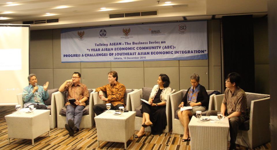 Talking ASEAN: The Business Series – 1 Year ASEAN Economic Community (AEC): Progress & Challenges of Southeast Asia Economic Integration