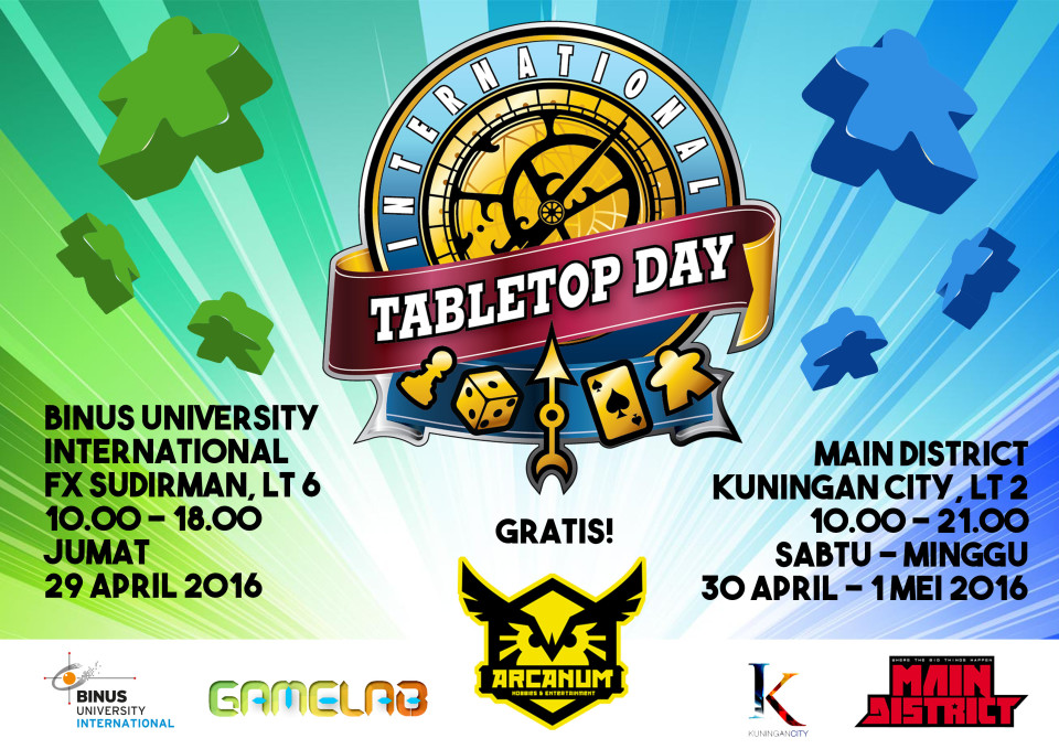 International TableTop Day BINUS International