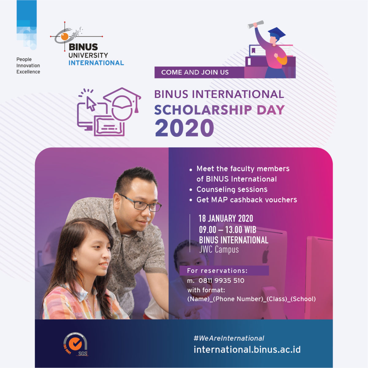 BINUS INTERNATIONAL Scholarship Day 2020 | BINUS International