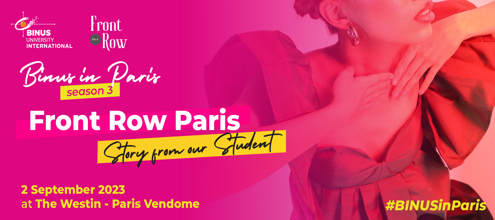 BINUS INTERNATIONAL Fashion Student Shines at Paris Fashion Show